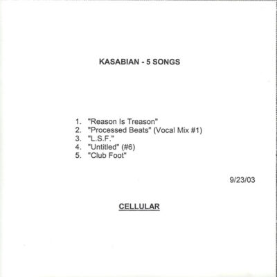 Kasabian 5 Song Sampler