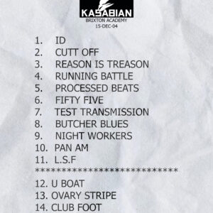 Concert Setlist